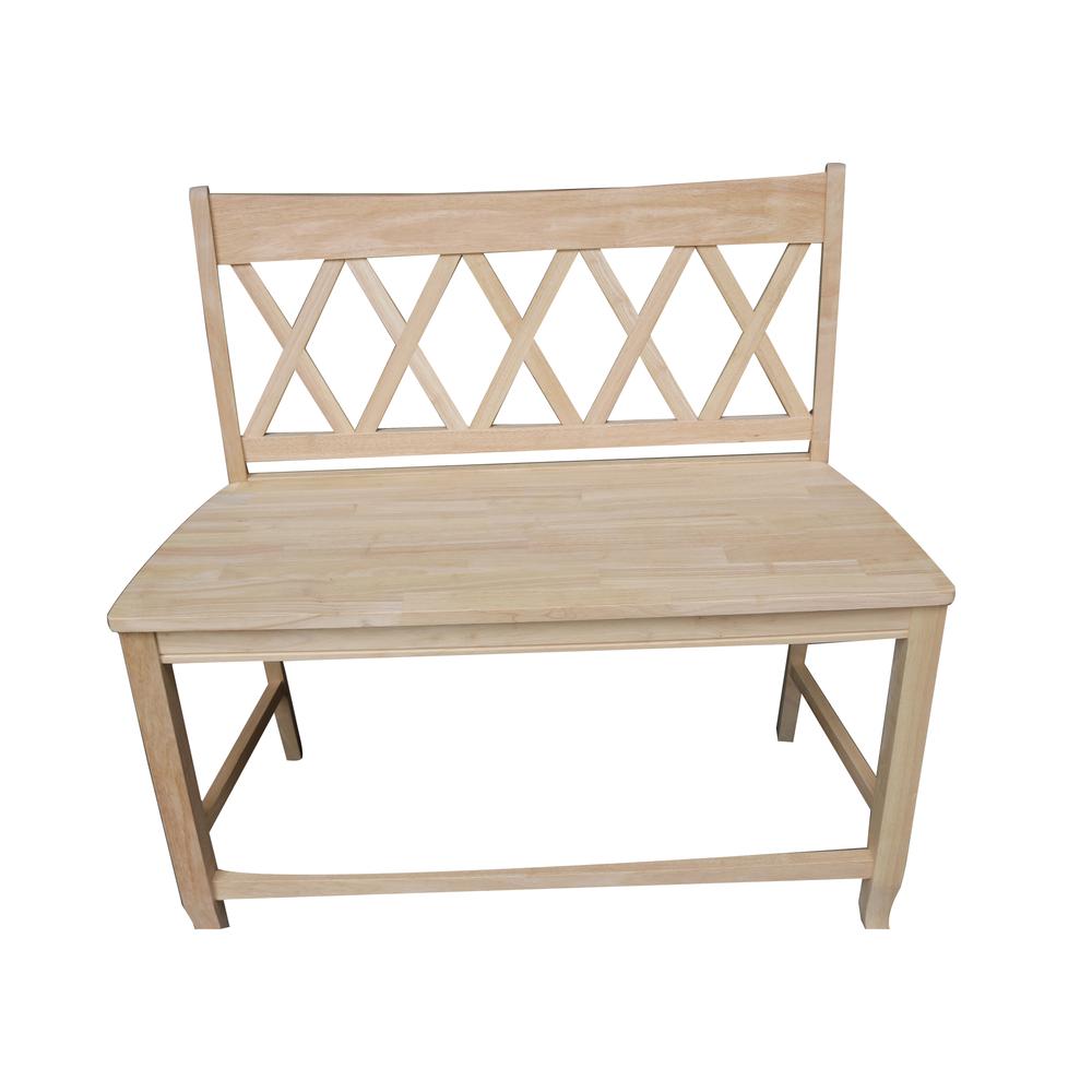 Double X-Back Bench - 24" Seat Height- 557158