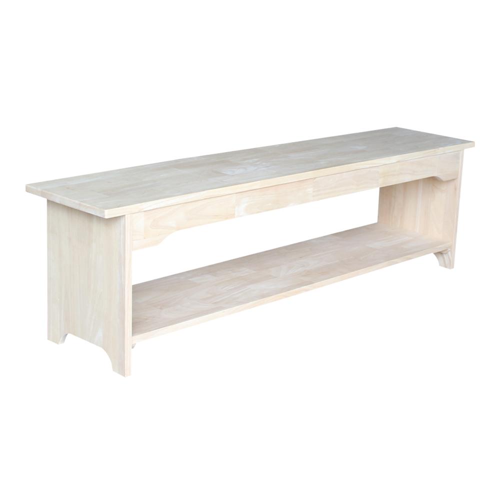 Brookstone Bench - 60" Long , Unfinished