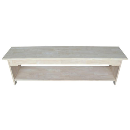 Brookstone Bench - 60" Long , Unfinished