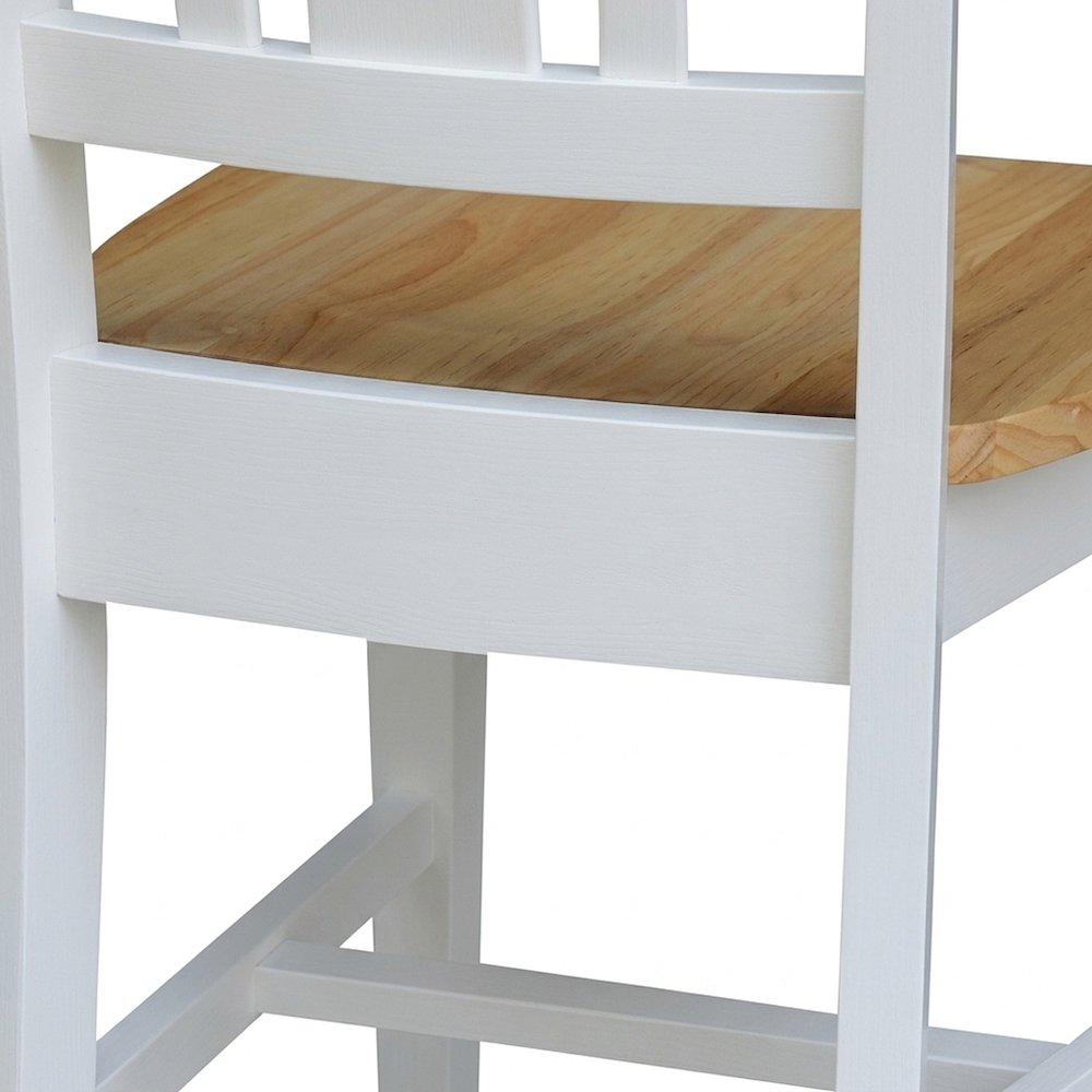 San Remo Solid Hardwood Splatback Kitchen and Dining Chairs, Set of 2