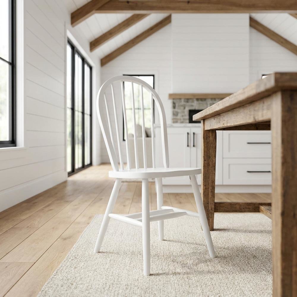 Parawood Windsor Spindle Chair with Spindleback for Dining Room