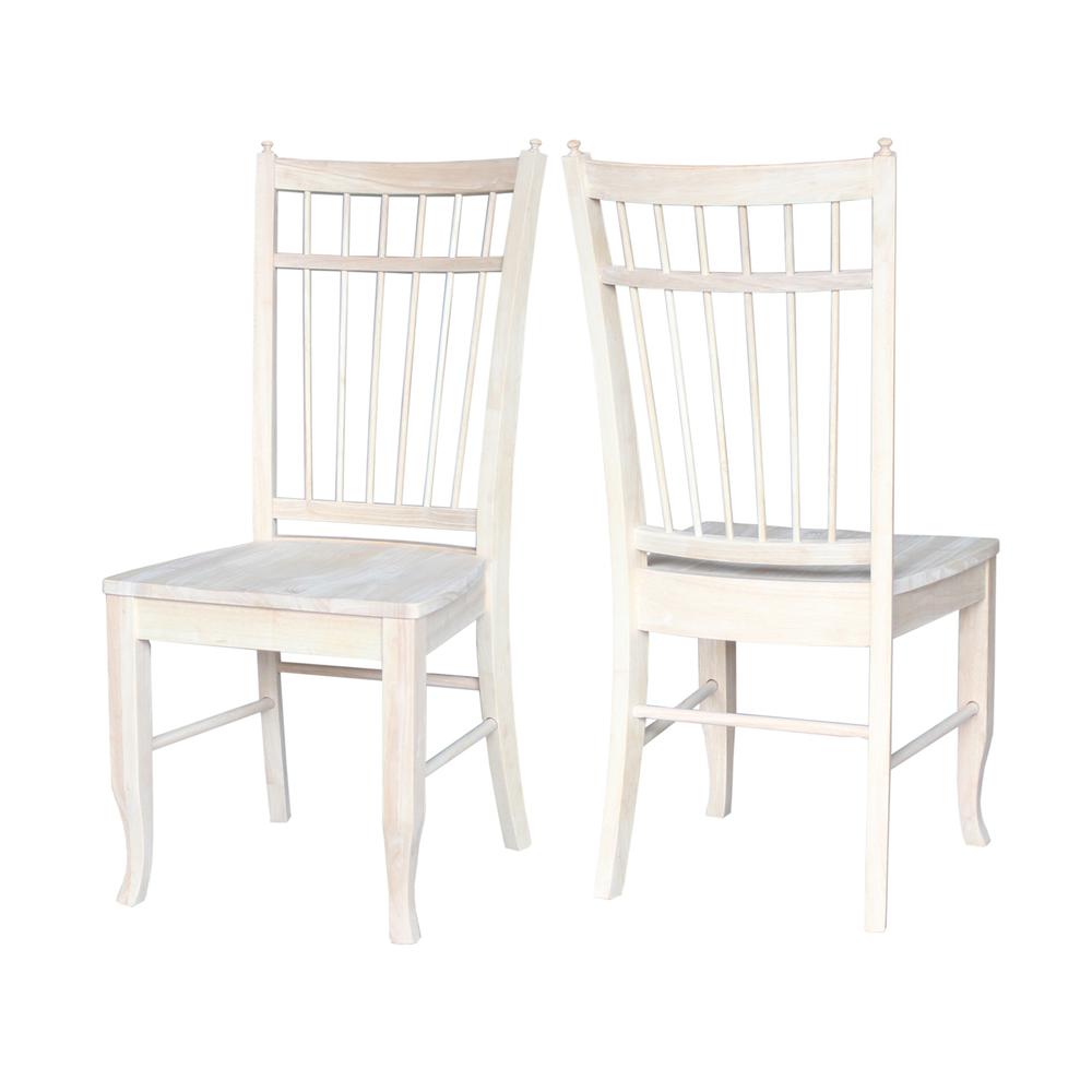 Seat of Two Birdcage Chairs, Unfinished