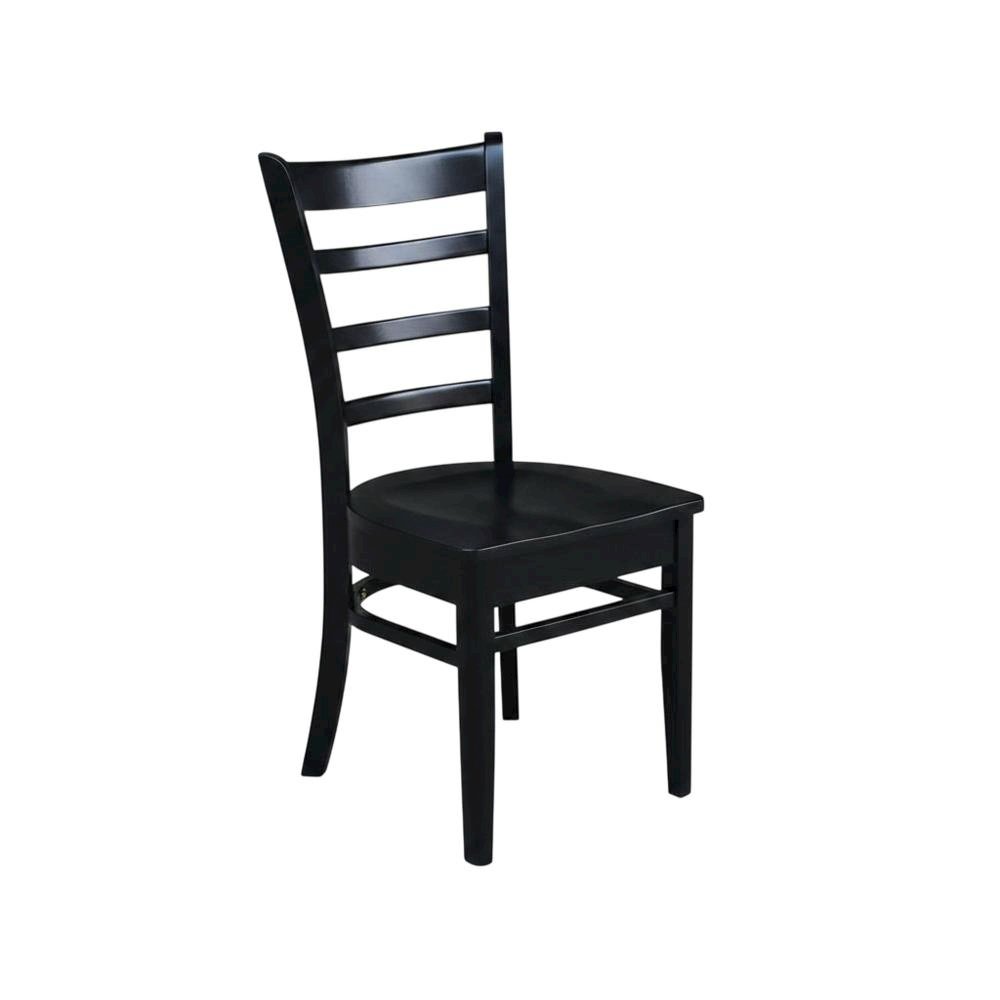 Solid Hardwood Dining and Living Room Side Chair with Classic Frame