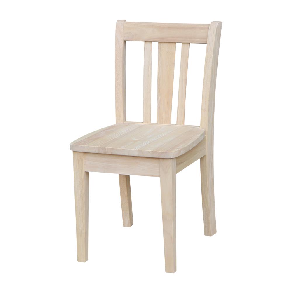 Set of Two San Remo Juvenile Chairs, Unfinished