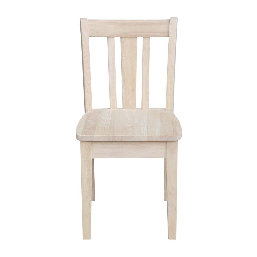 Set of Two San Remo Juvenile Chairs, Unfinished
