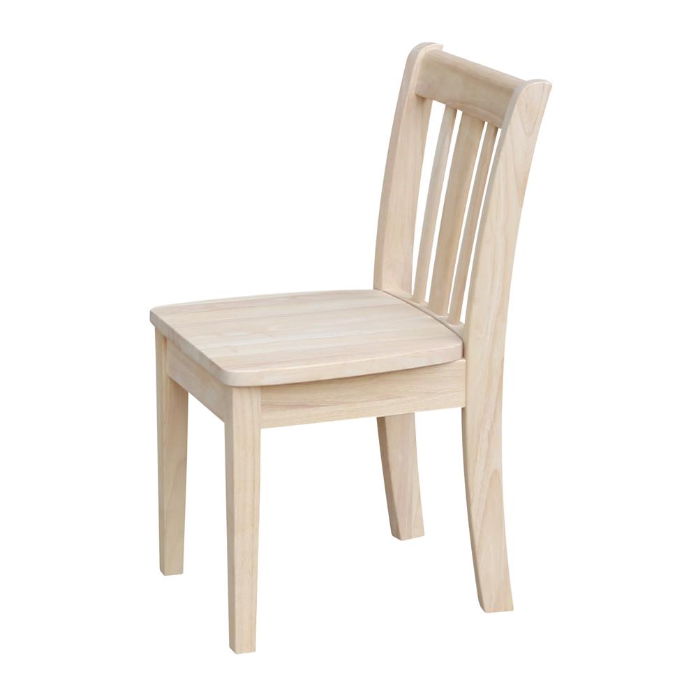 Set of Two San Remo Juvenile Chairs, Unfinished