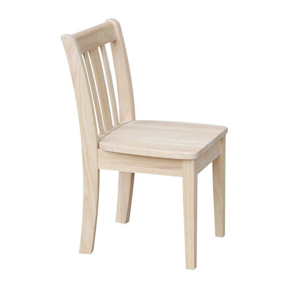 Set of Two San Remo Juvenile Chairs, Unfinished