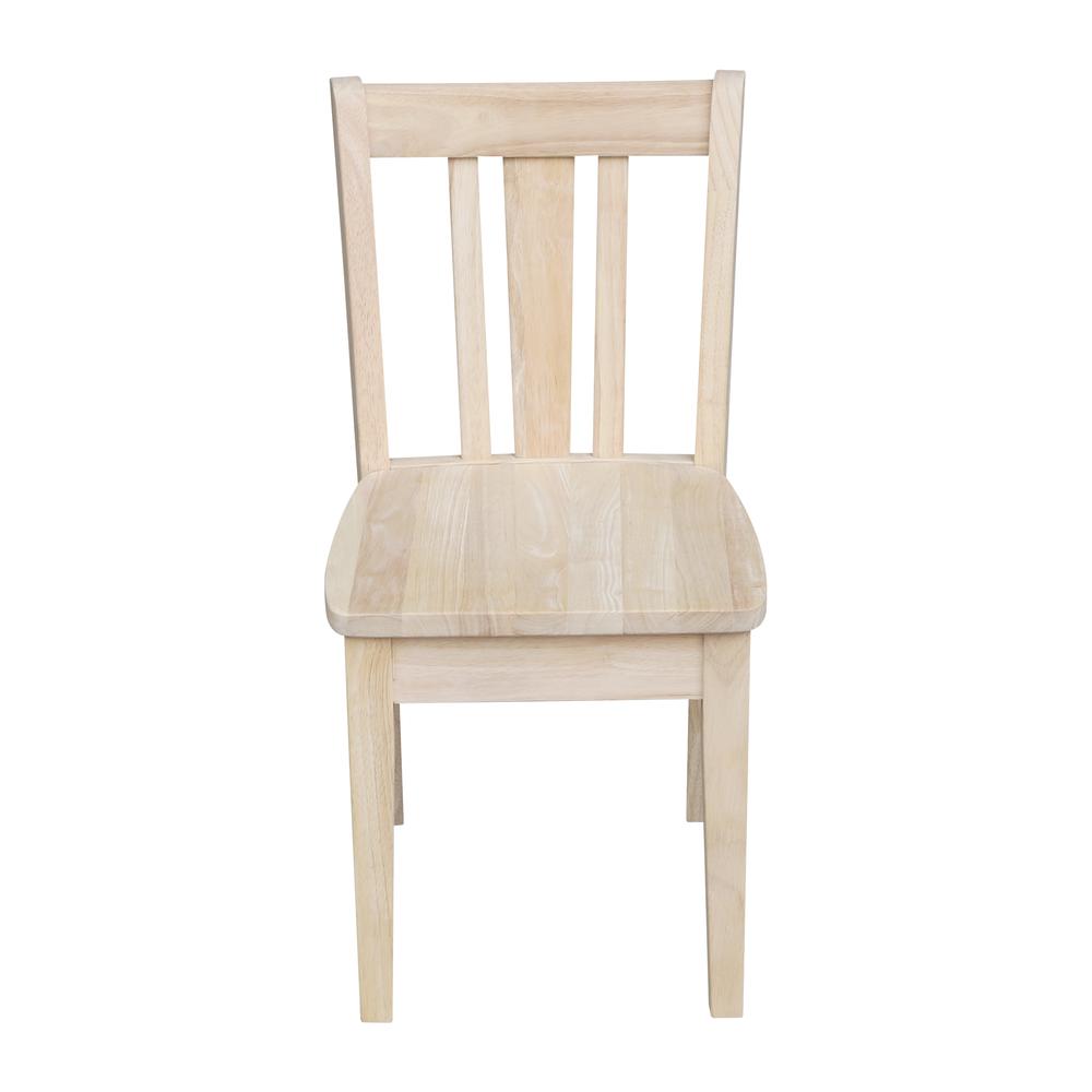 Set of Two San Remo Juvenile Chairs, Unfinished