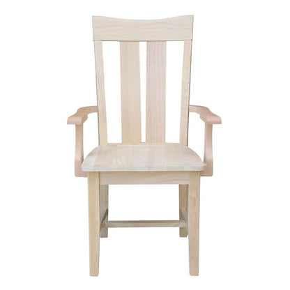 Ava Arm Chair in Unfinished