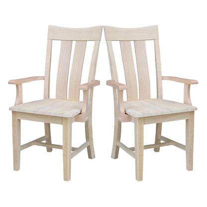 Ava Arm Chair in Unfinished