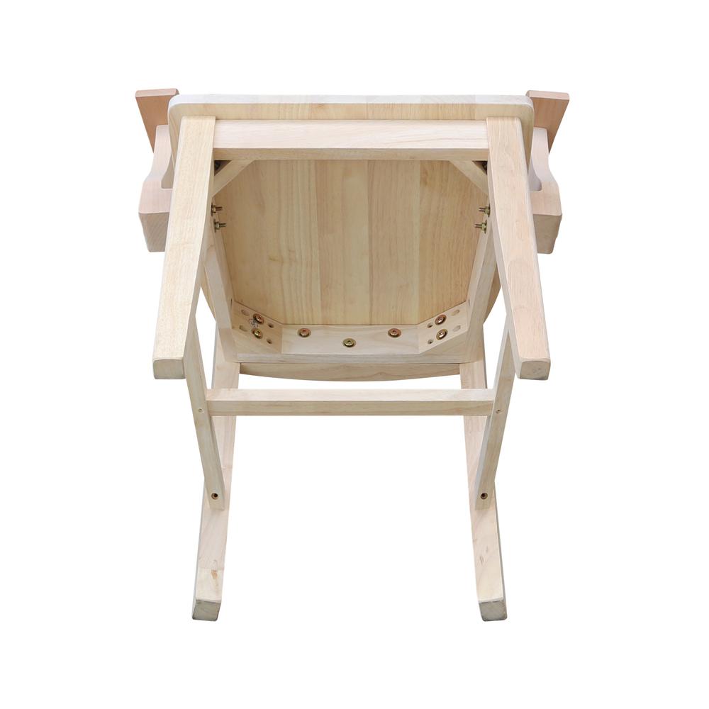 Ava Arm Chair in Unfinished