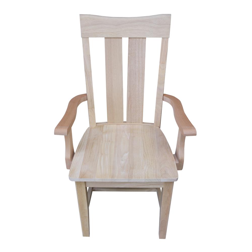Ava Arm Chair in Unfinished