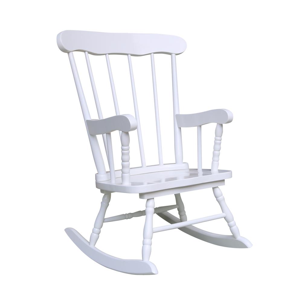 Juvenile Rocker, White