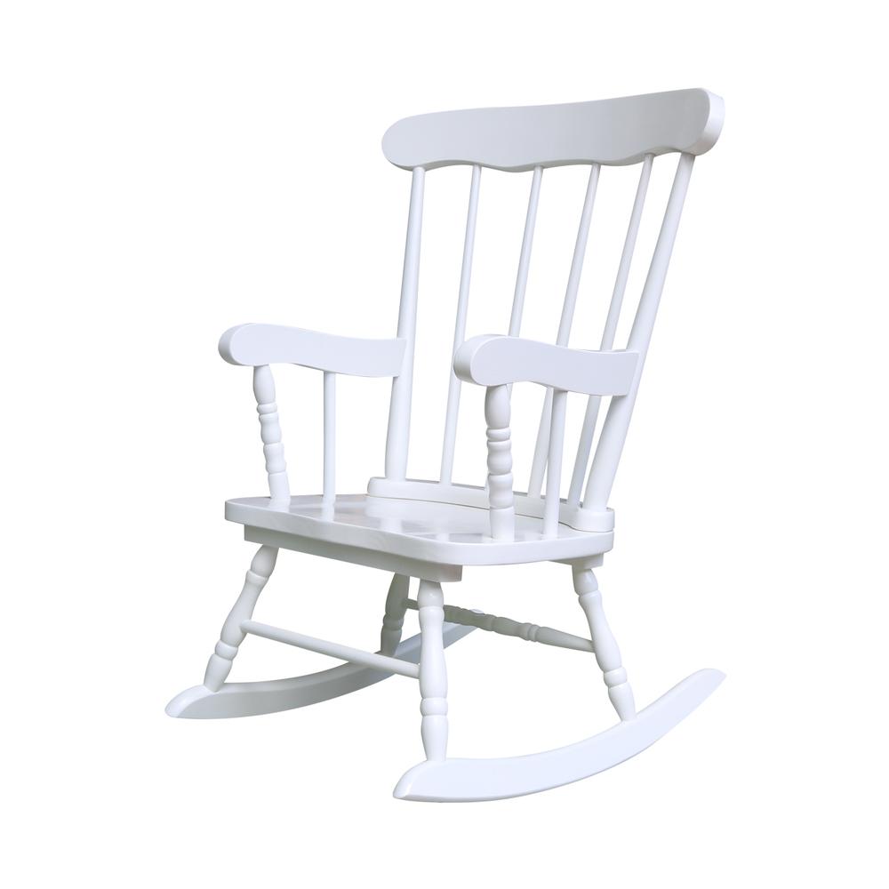 Juvenile Rocker, White