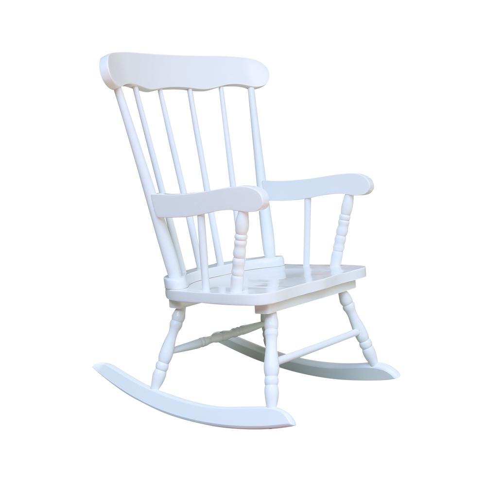 Juvenile Rocker, White