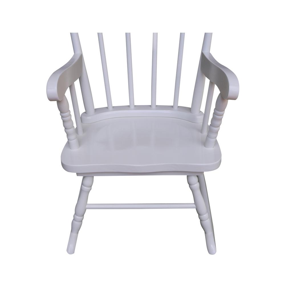 Juvenile Rocker, White