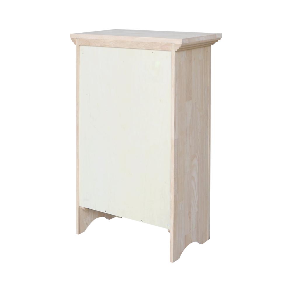 Single Jelly Cabinet - 36"H, Unfinished