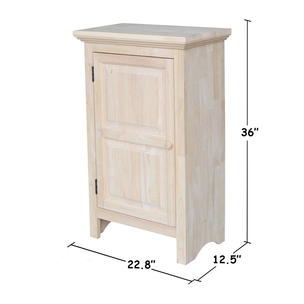 Single Jelly Cabinet - 36"H, Unfinished