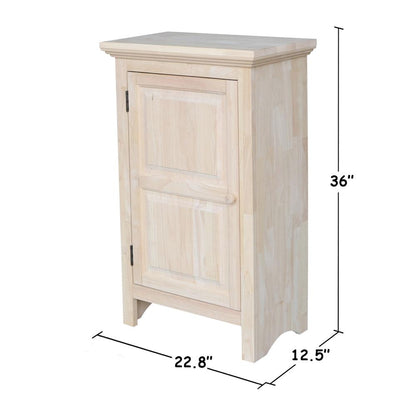 Single Jelly Cabinet - 36"H, Unfinished