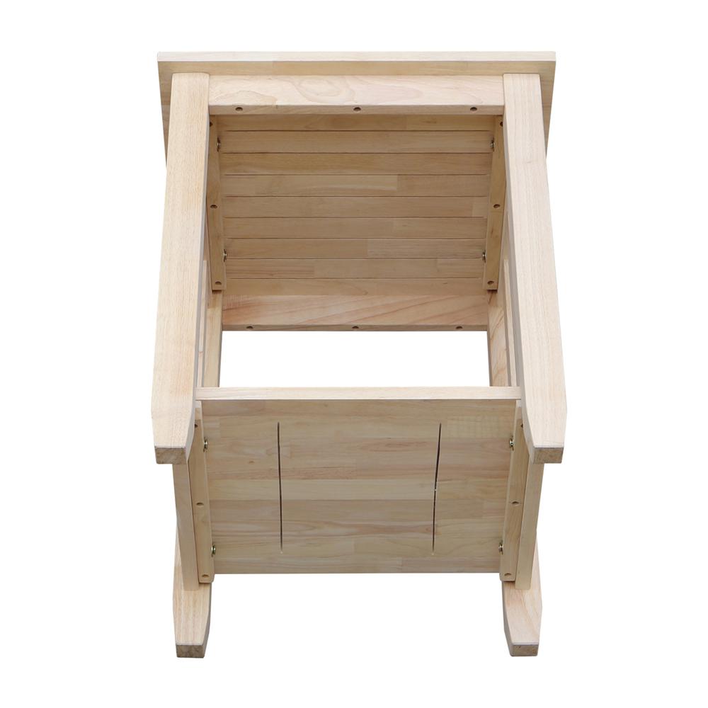 Mission Tall End Table , Unfinished