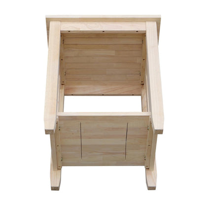 Mission Tall End Table , Unfinished