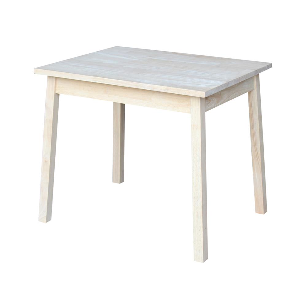 Child's Table, Unfinished