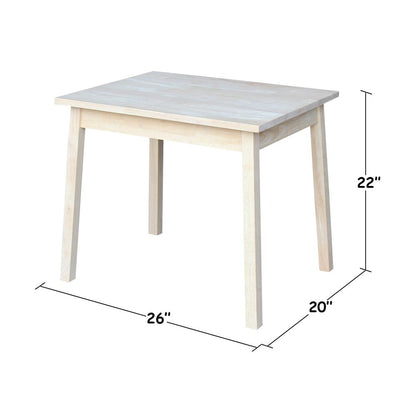 Child's Table, Unfinished