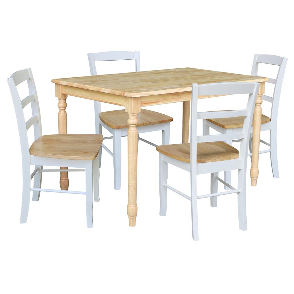 Set of 5 pcs - 3048 Table with 4 RTA Chairs