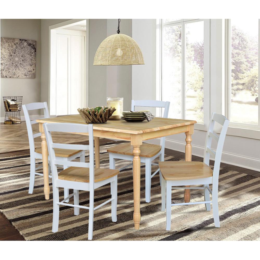 Set of 5 pcs - 3048 Table with 4 RTA Chairs