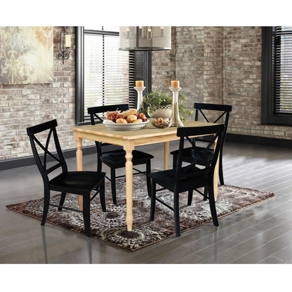 Set of 5 pcs - 3048 Table with 4 RTA Chairs