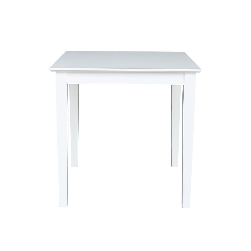 Solid Wood Top Table - Dining Height