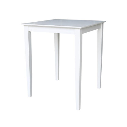 Solid Wood Top Table - Counter Height