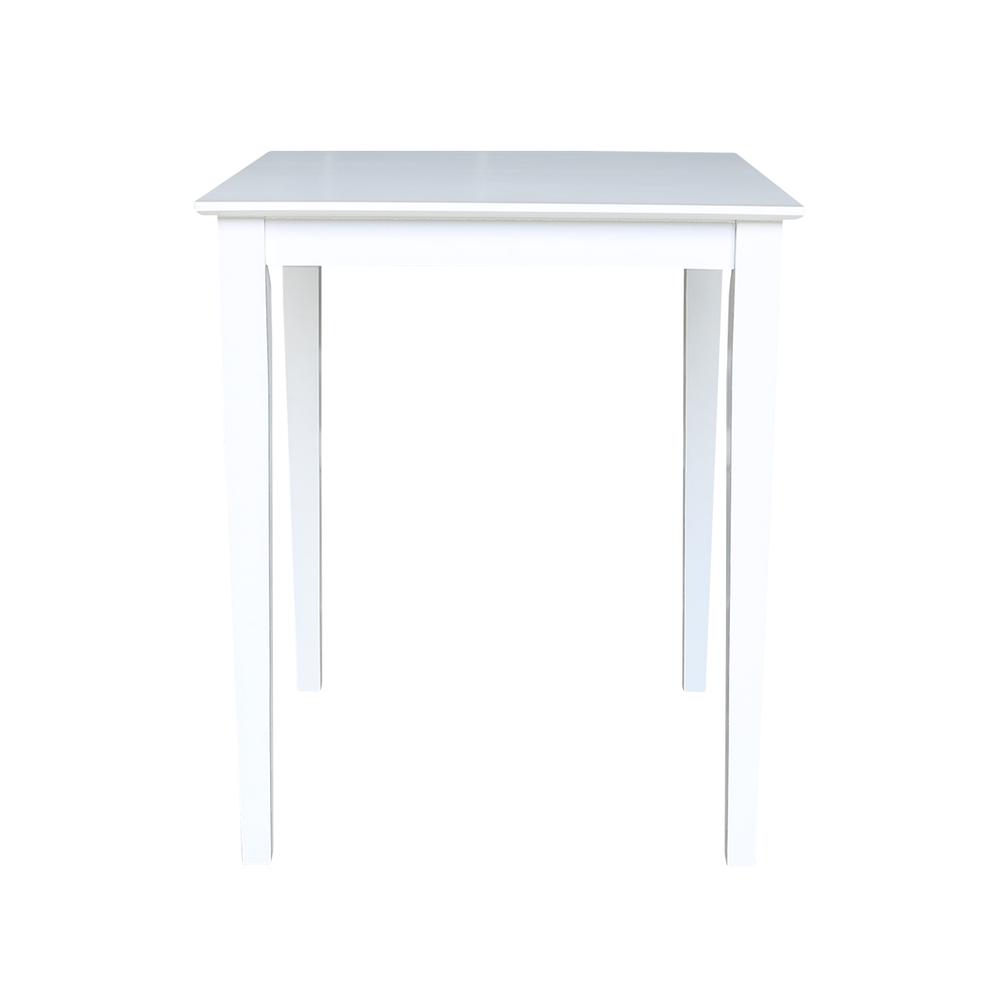Solid Wood Top Table - Counter Height