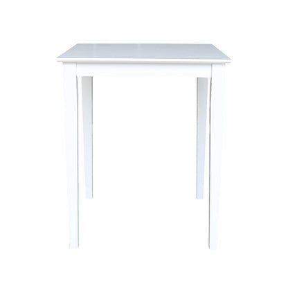 Solid Wood Top Table - Counter Height