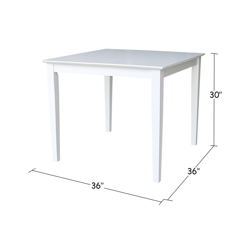 Solid Wood Top Table - Dining Height