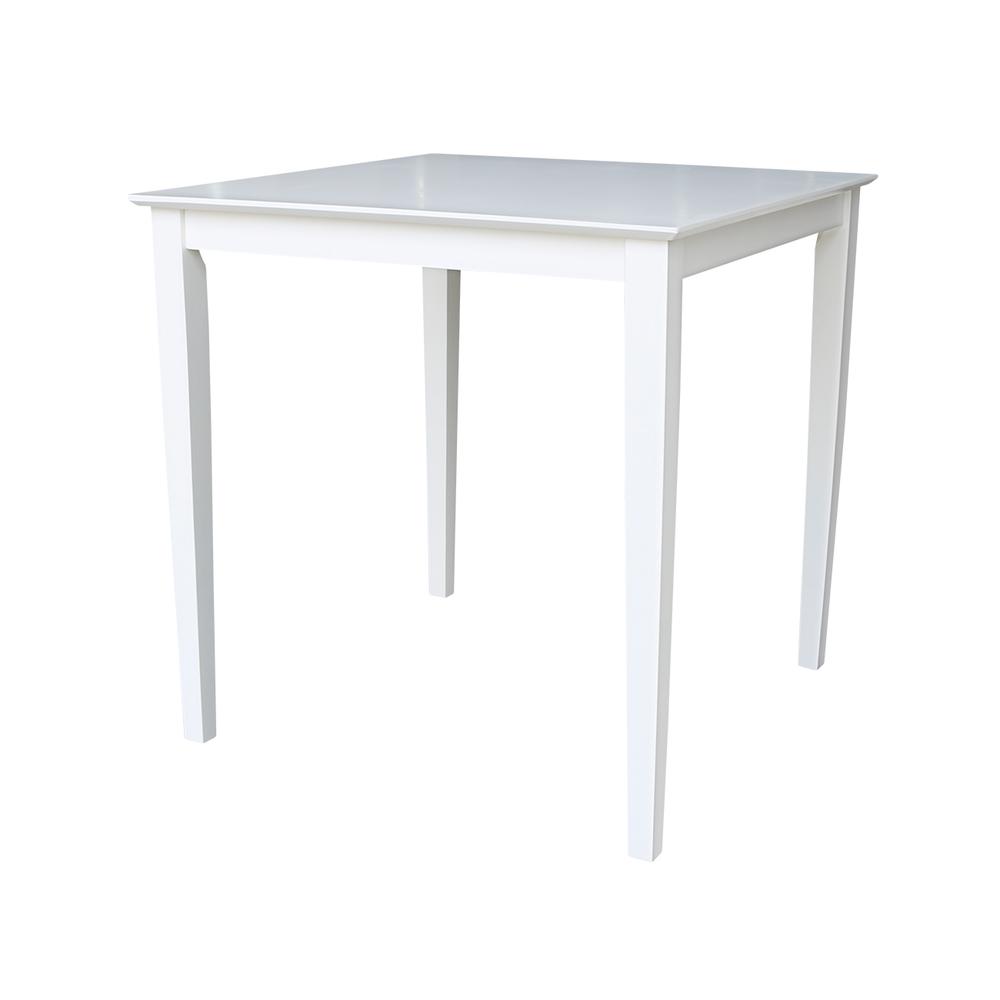 Solid Wood Top Table - Counter Height