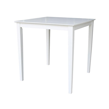 Solid Wood Top Table - Counter Height