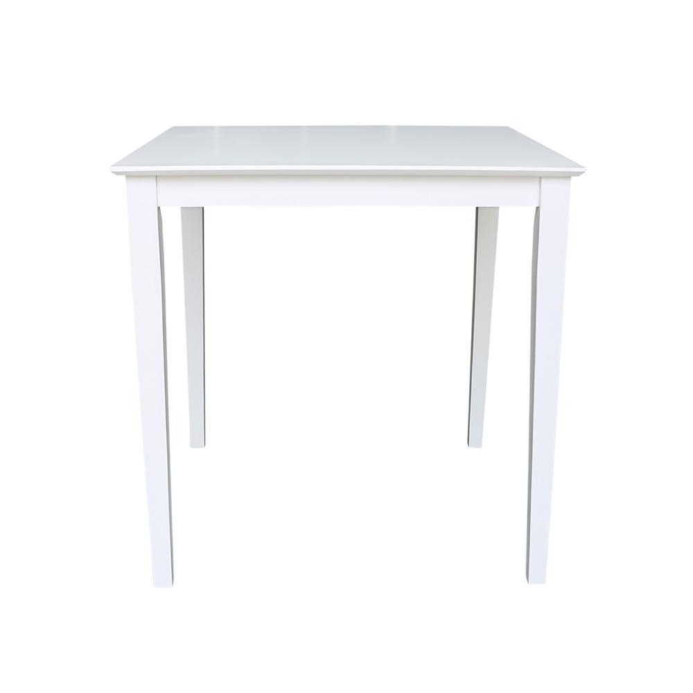 Solid Wood Top Table - Counter Height
