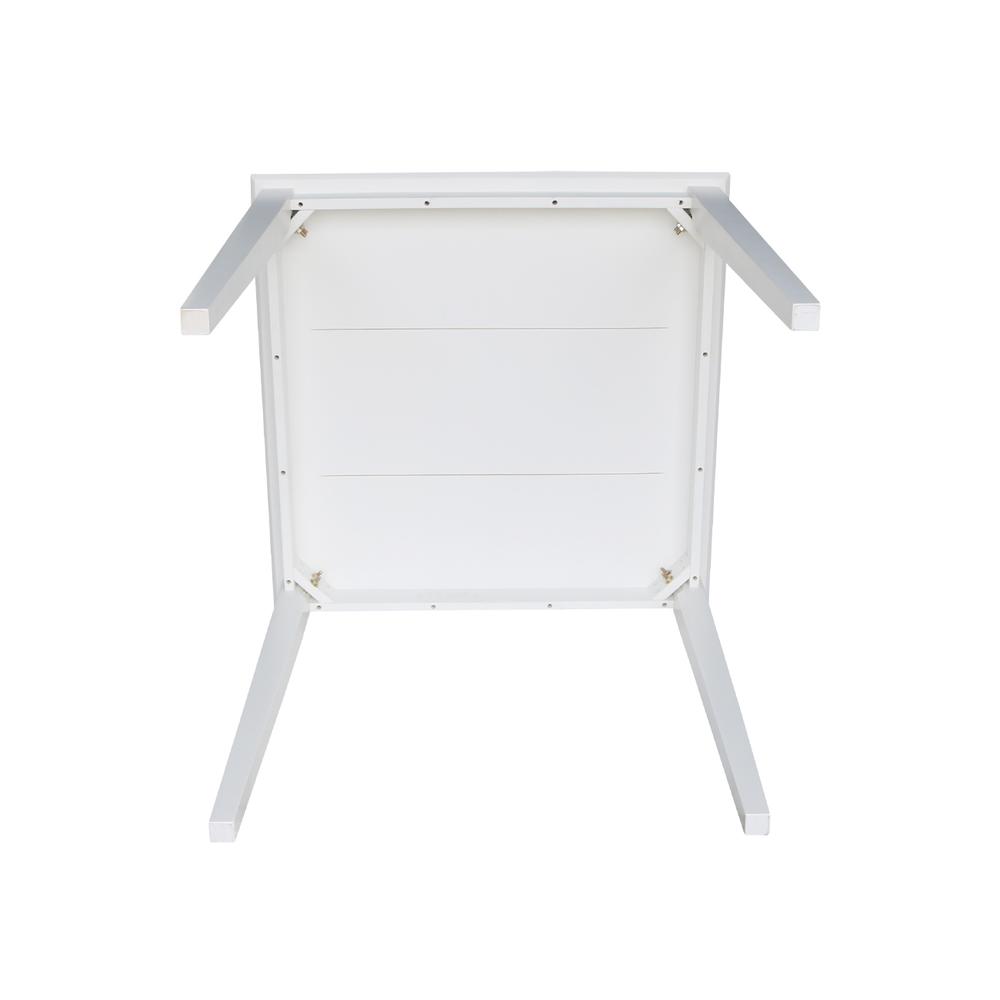 Solid Wood Top Table - Counter Height