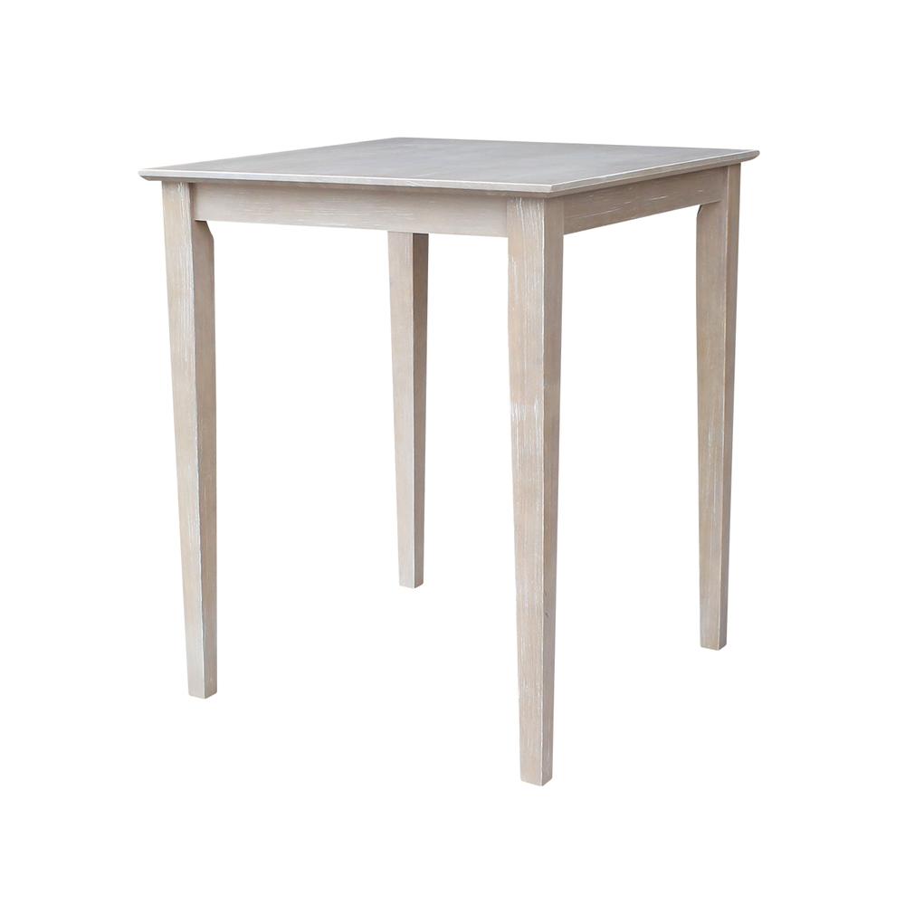 Solid Wood Top Table - Counter Height