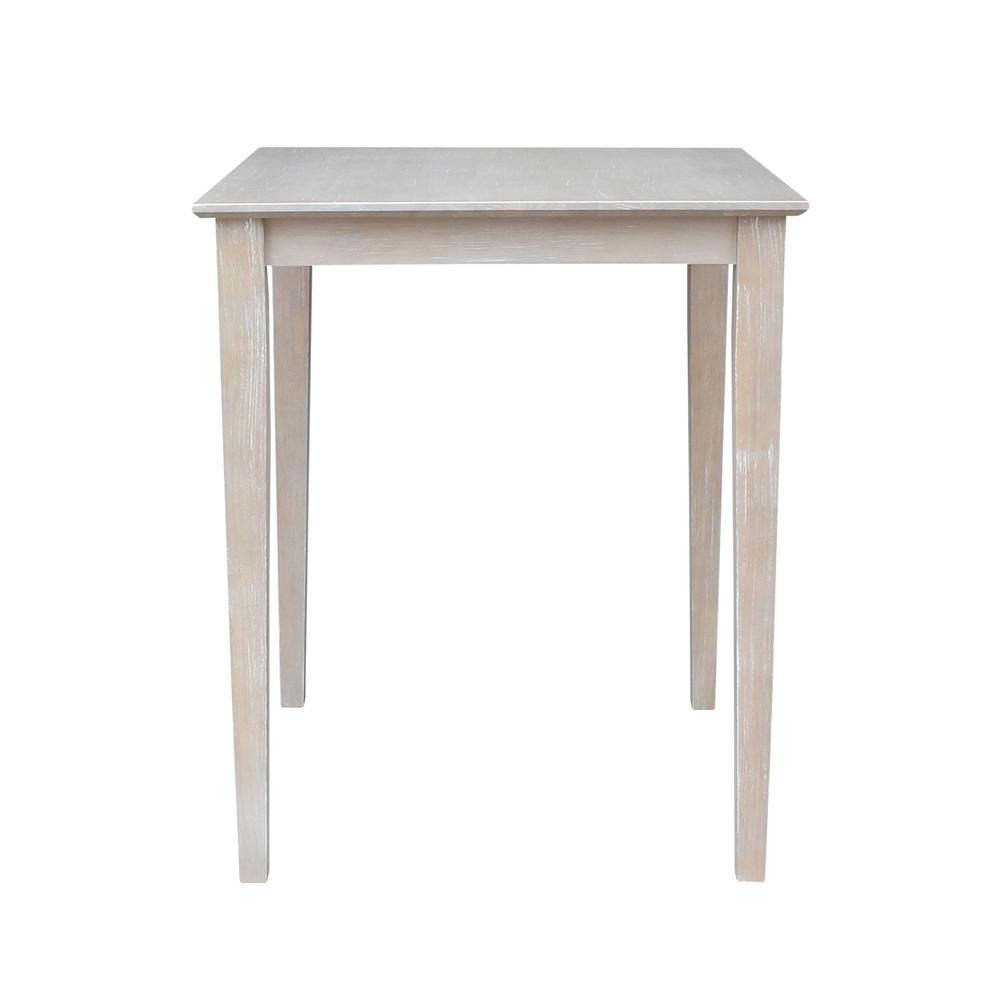 Solid Wood Top Table - Counter Height