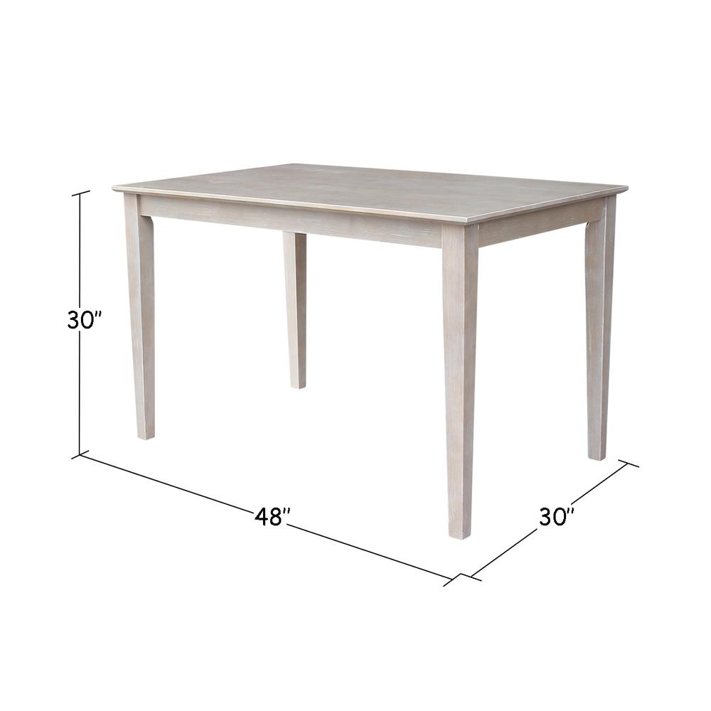 Solid Wood Top Table - Dining Height