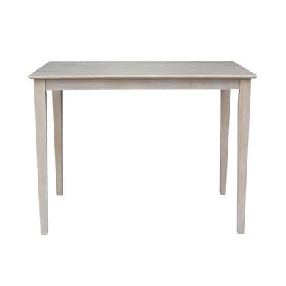 Solid Wood Top Table - Counter Height