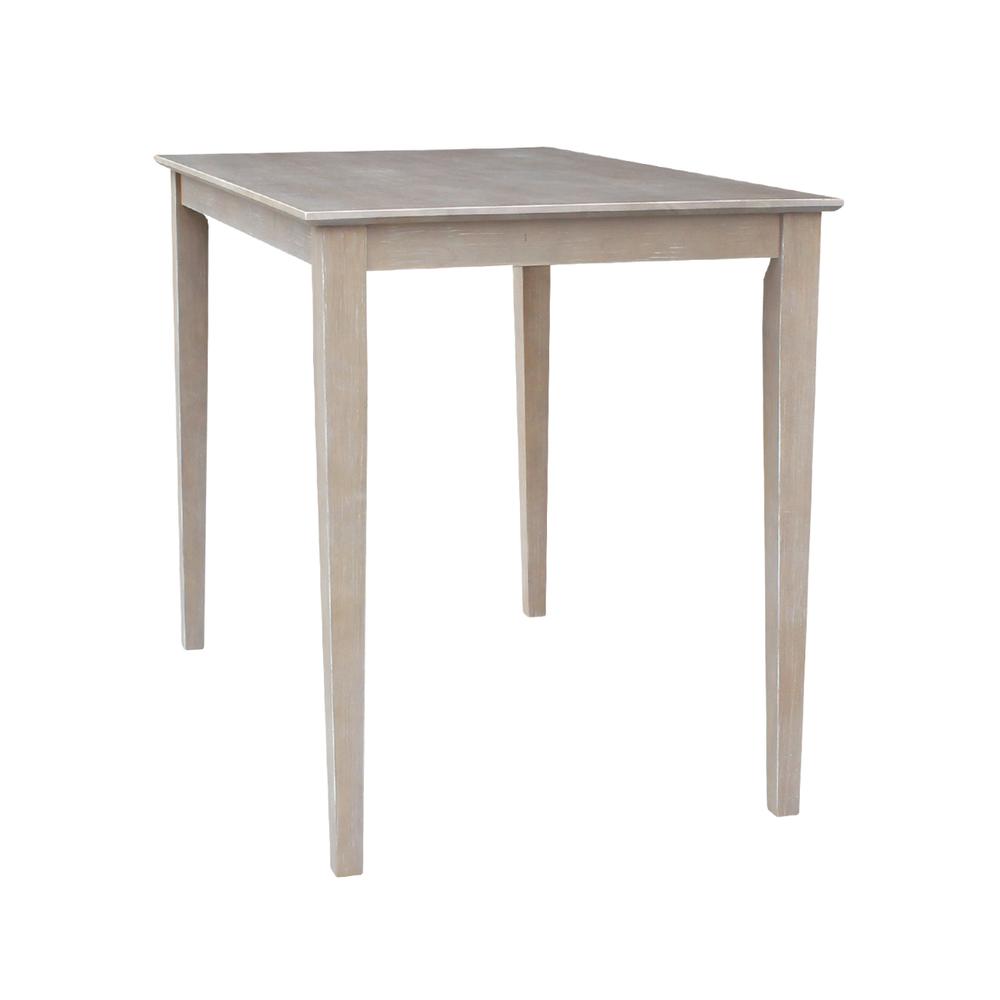 Solid Wood Top Table - Counter Height