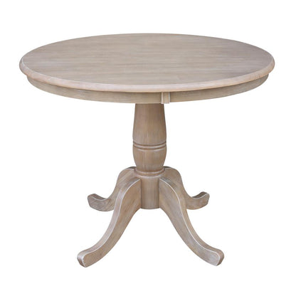 36" Round Top Pedestal Table - 28.9"H