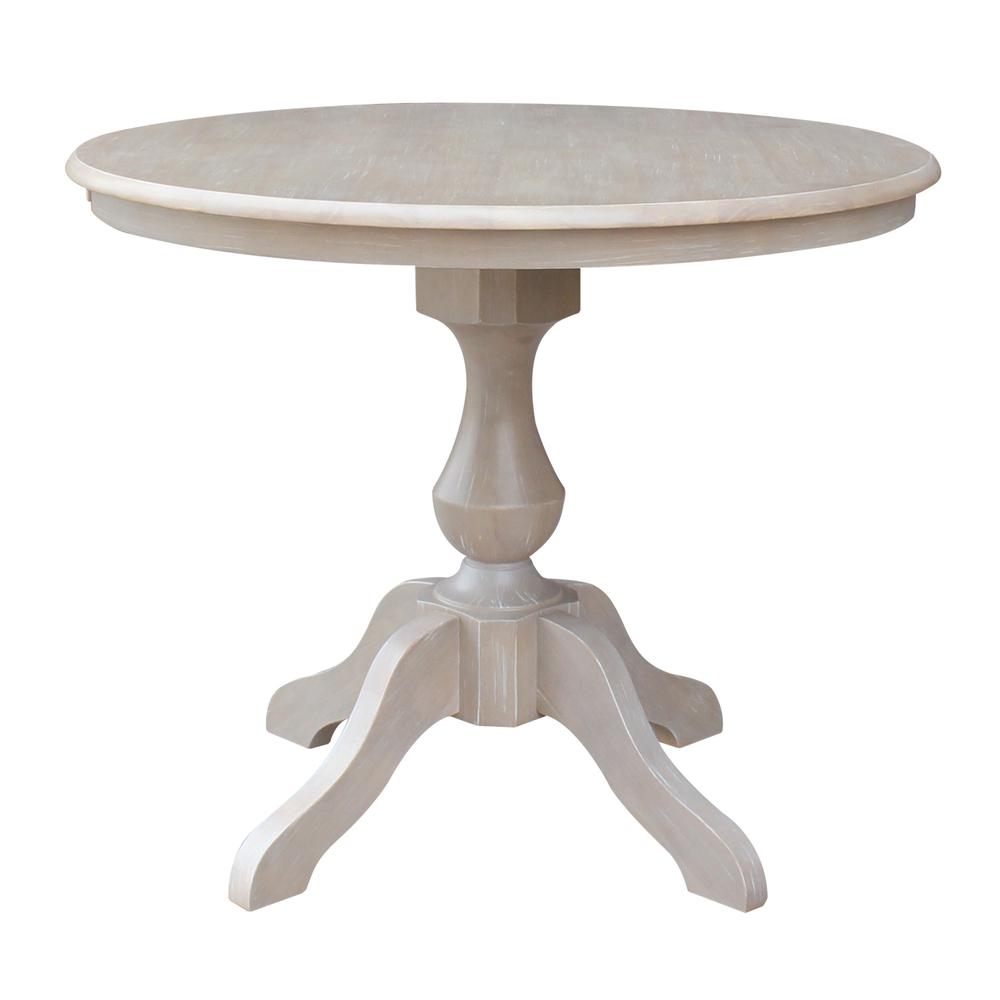 36" Round Top Pedestal Table - 28.9"H