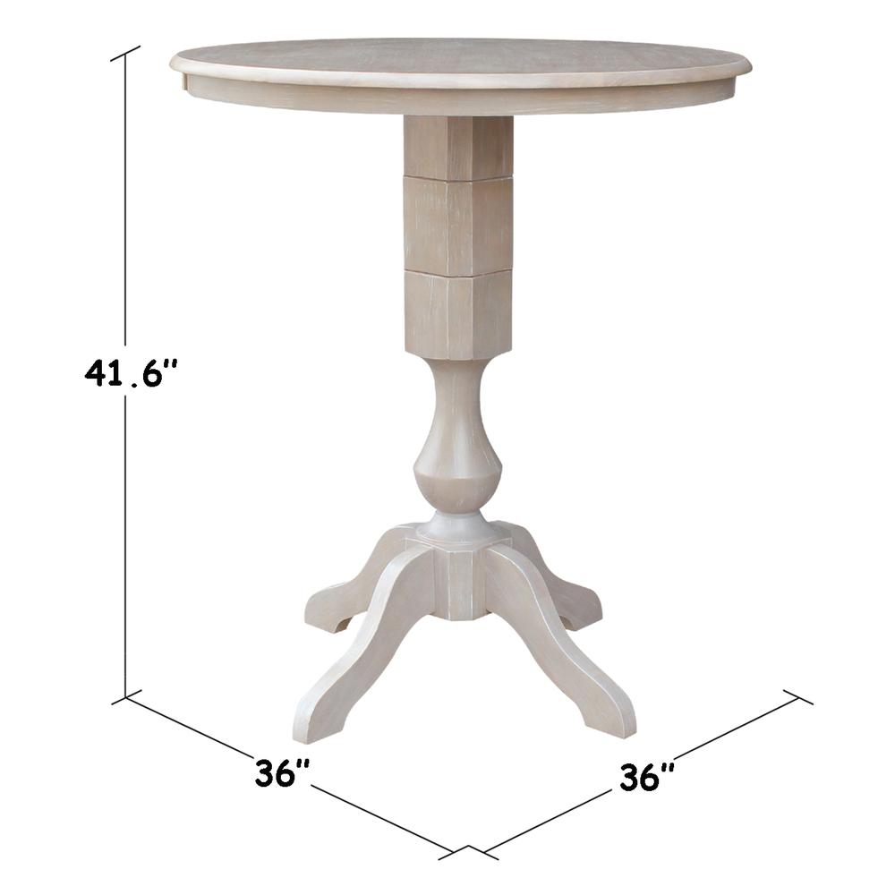 36" Round Top Pedestal Table - 28.9"H