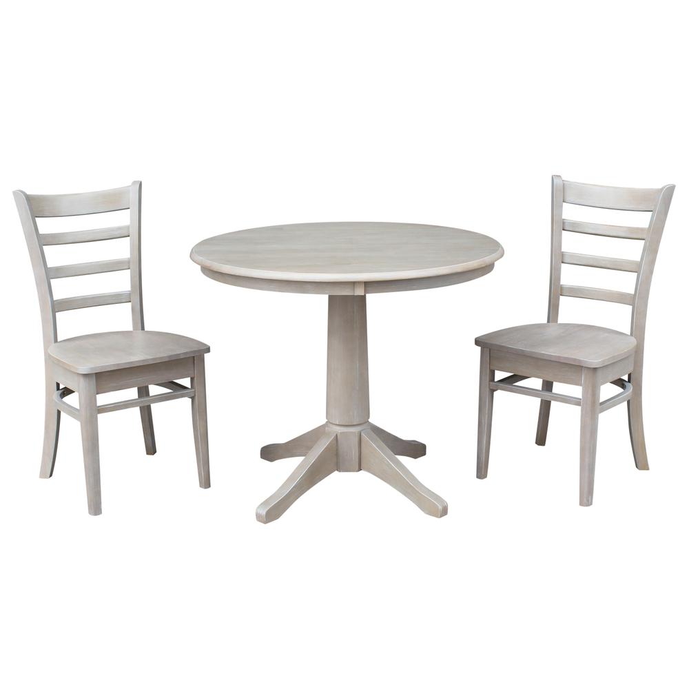36" Round Top Pedestal Table - 28.9"H