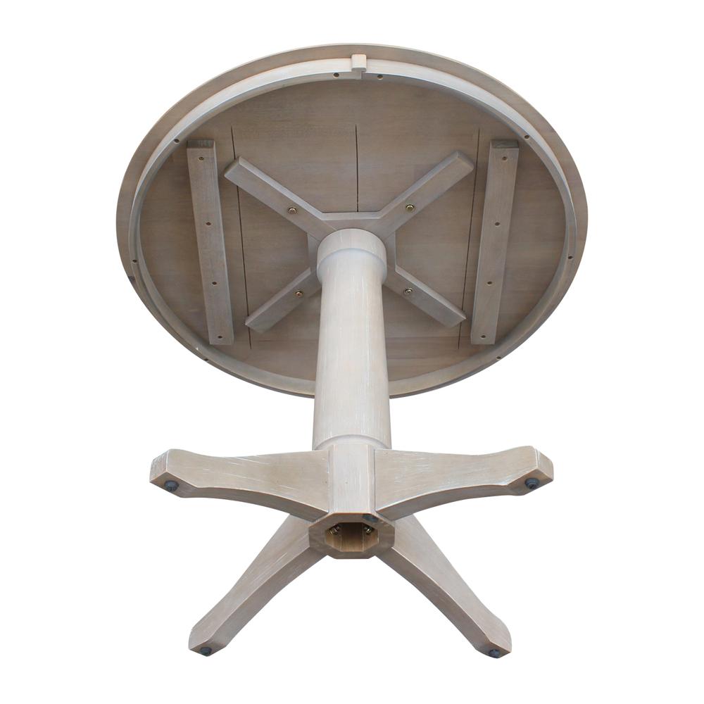 36" Round Top Pedestal Table - 28.9"H