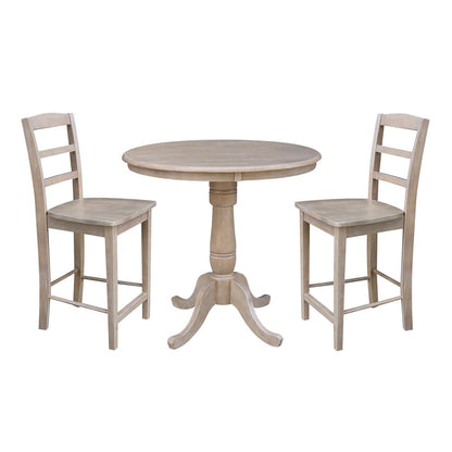 36" Round Top Pedestal Table - 28.9"H